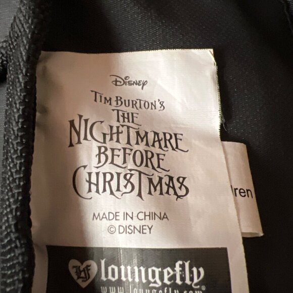 Loungefly X Disney Backpack Nightmare Before Christmas Skellington Hoodie Hooded main image 10